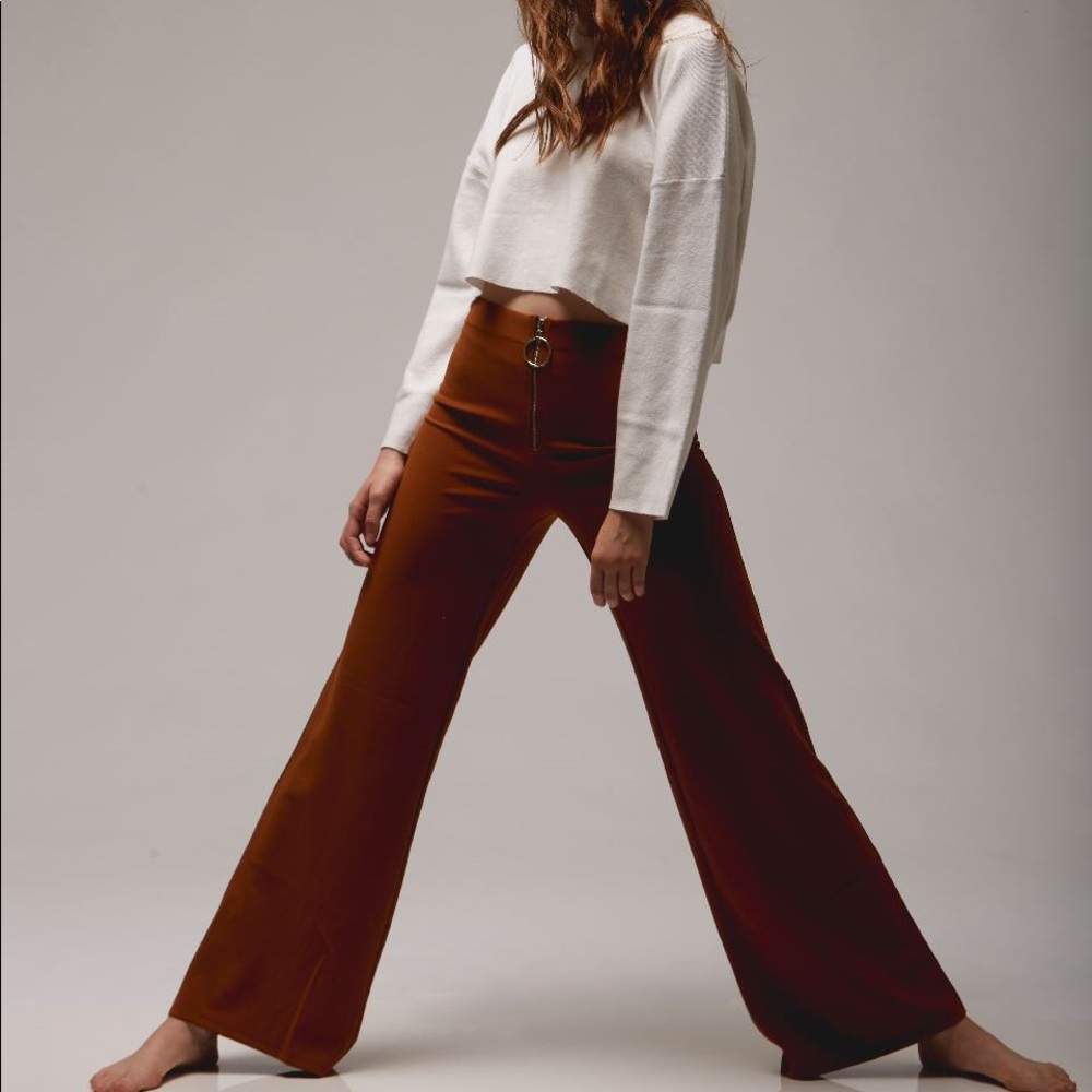High Rise Pull Ring Pants - Picture 5 of 5